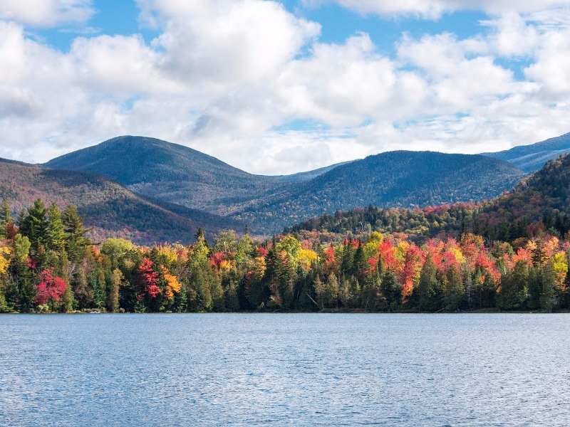 Adirondacks in the fall