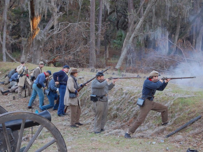 Battle Reinactment at Fort McAllister State Historic Park