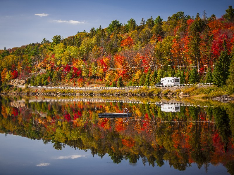 Fall in Algonquin Park, Ontario, Canada