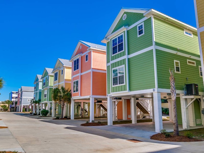 Enjoy your stay at the colorful South Beach Cottages