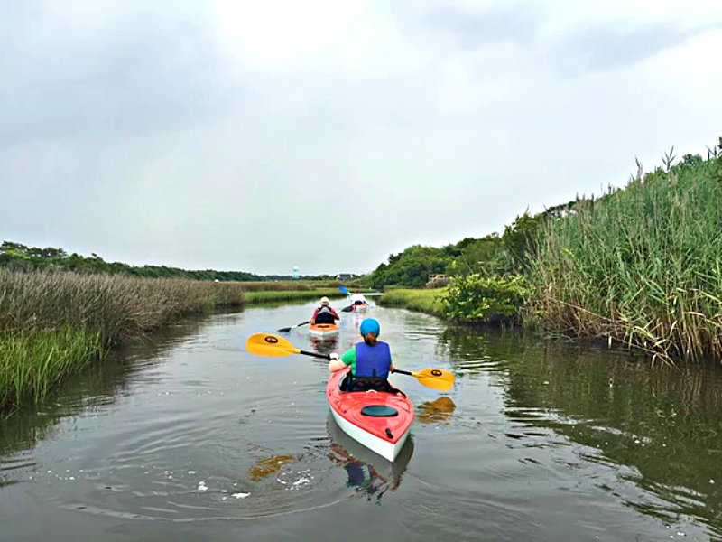 Oak Island kayaking