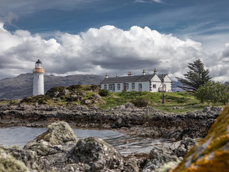 Scottish HIghlands Lighthouse Cottage, Skye, Scotland