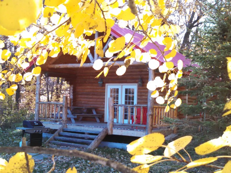 Andrew's Cabin near Sheyanne's National Grasslands, North Dakota