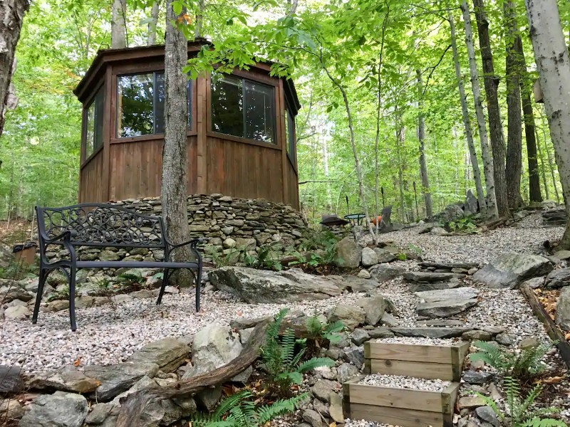 View of Water Forest Retreat Octagon