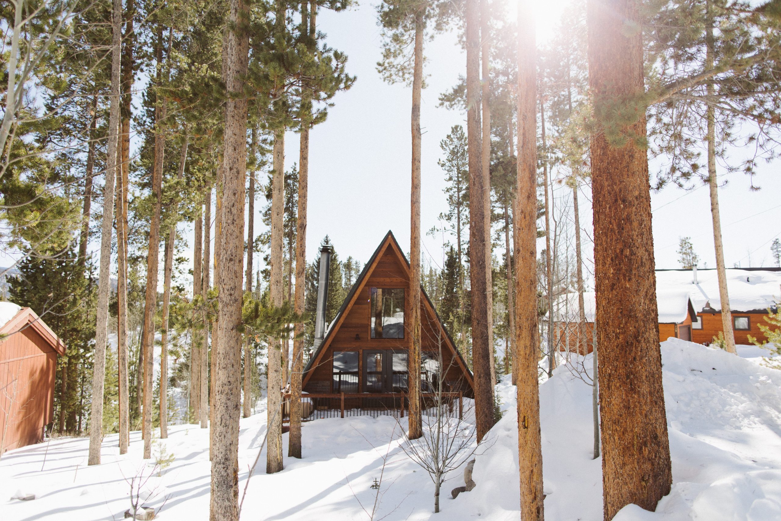 Classic Colorado A-Frame on the Creek