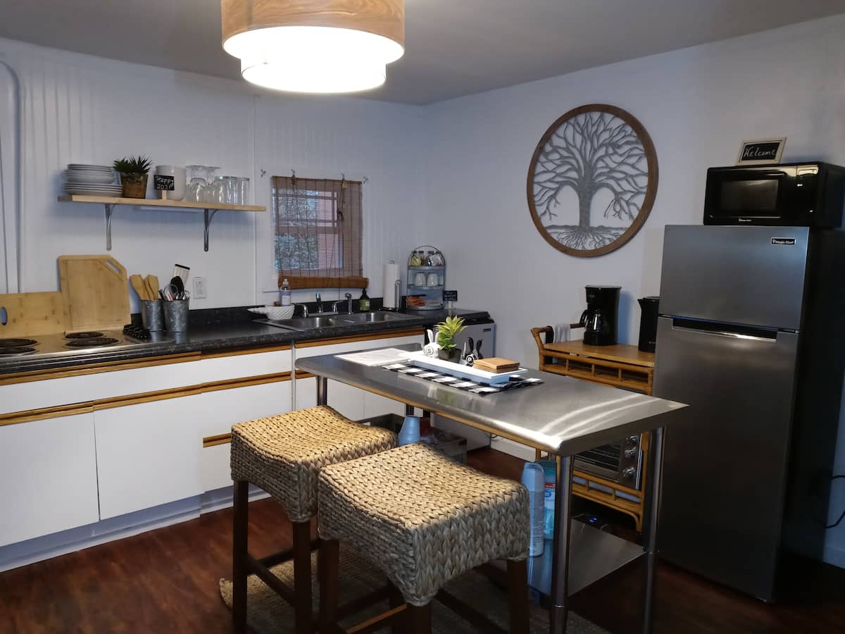A convenient place for preparing meals