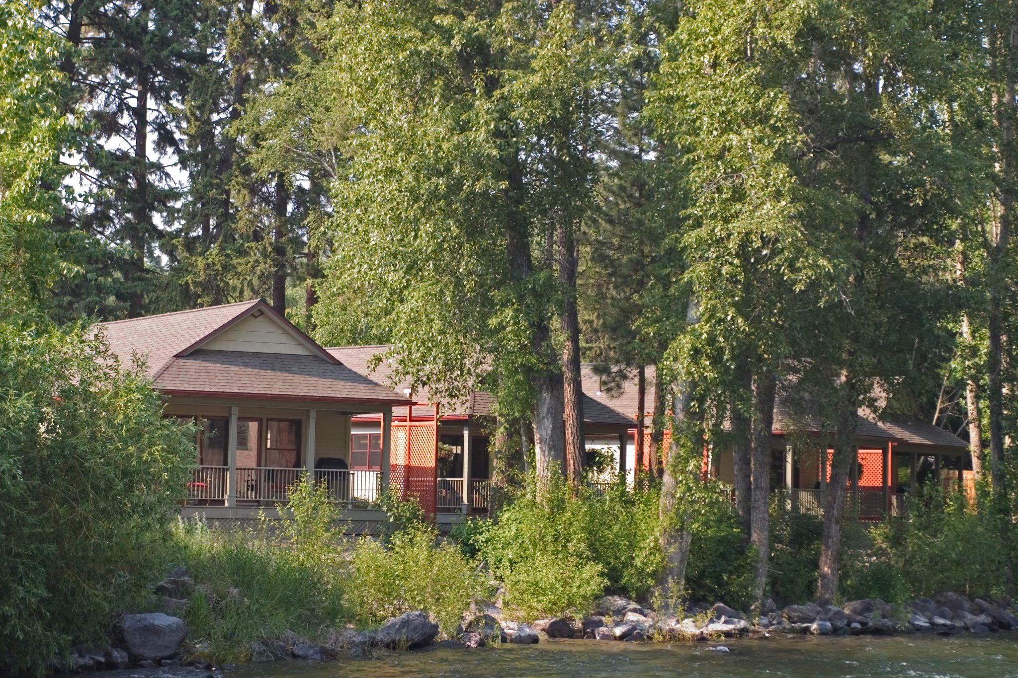 Right along the water and in nature 