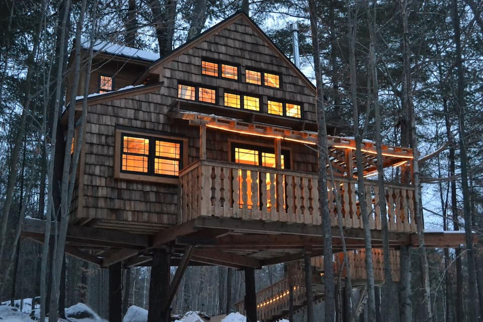 Warm and cozy even in the snow