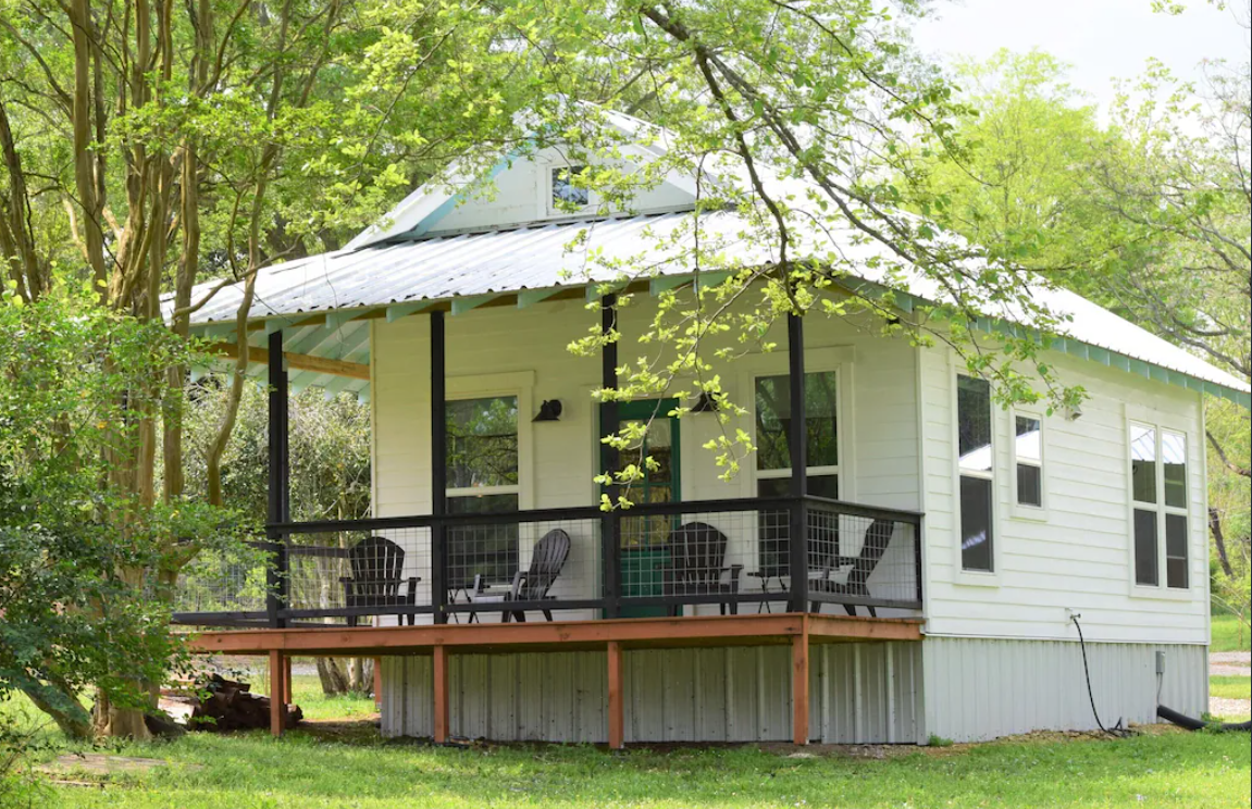 Surrounded by trees on six acres