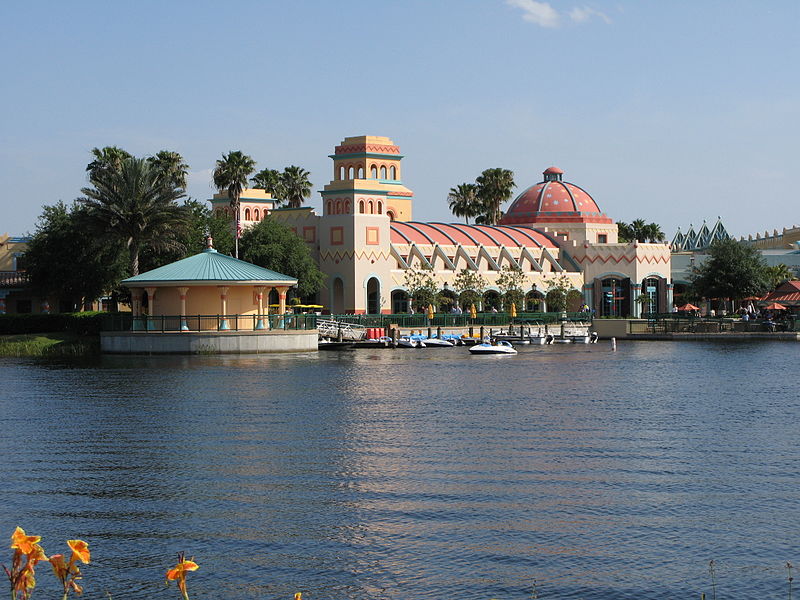 The painting class at Disney's Coronado Springs Resort is led by a skilled artist.