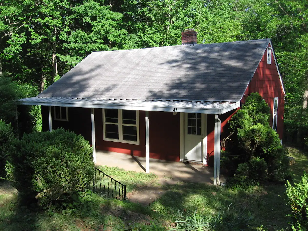 Tucked away on the side of a hill