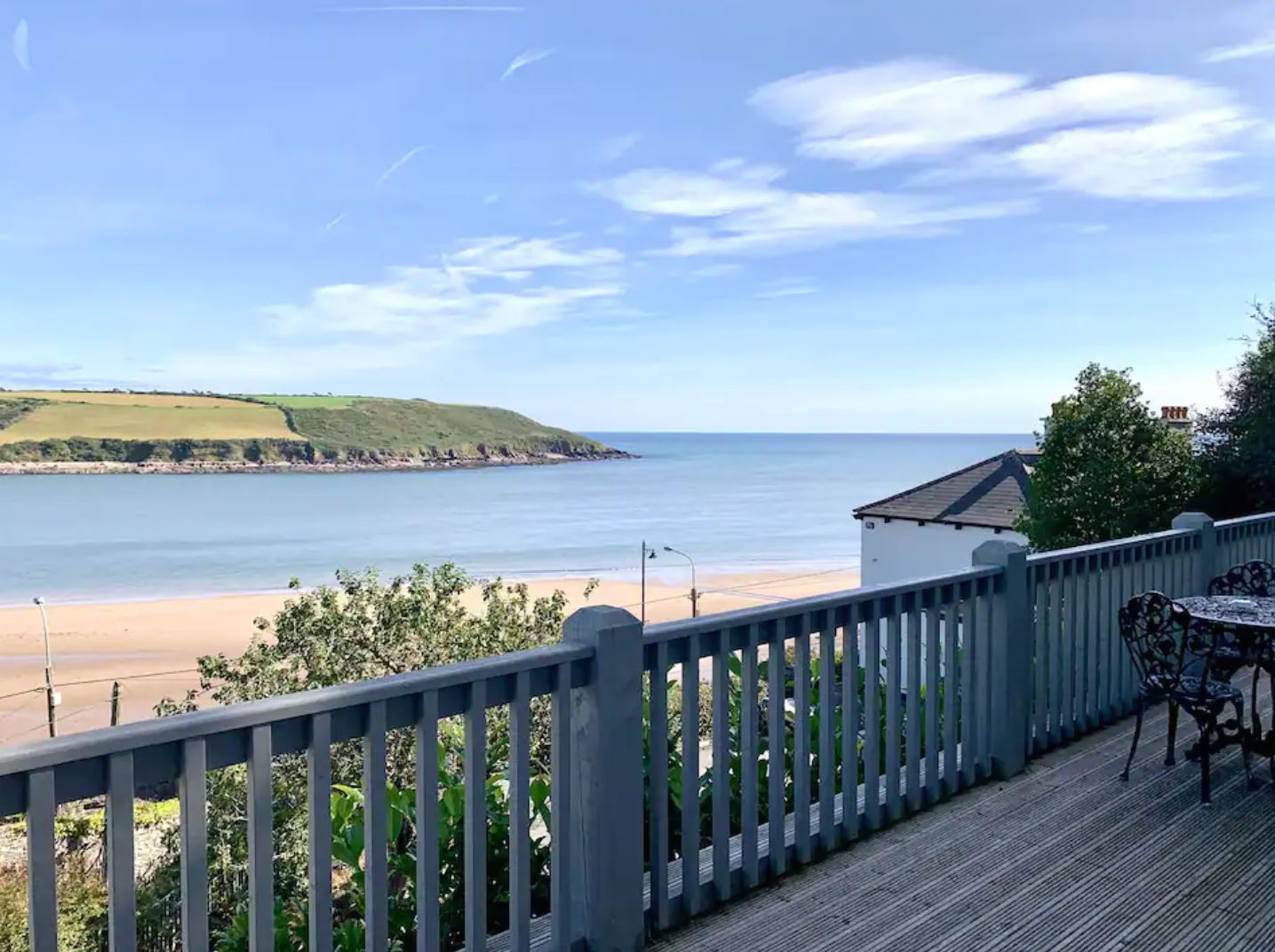 Deck View from Periwinkle Cottage