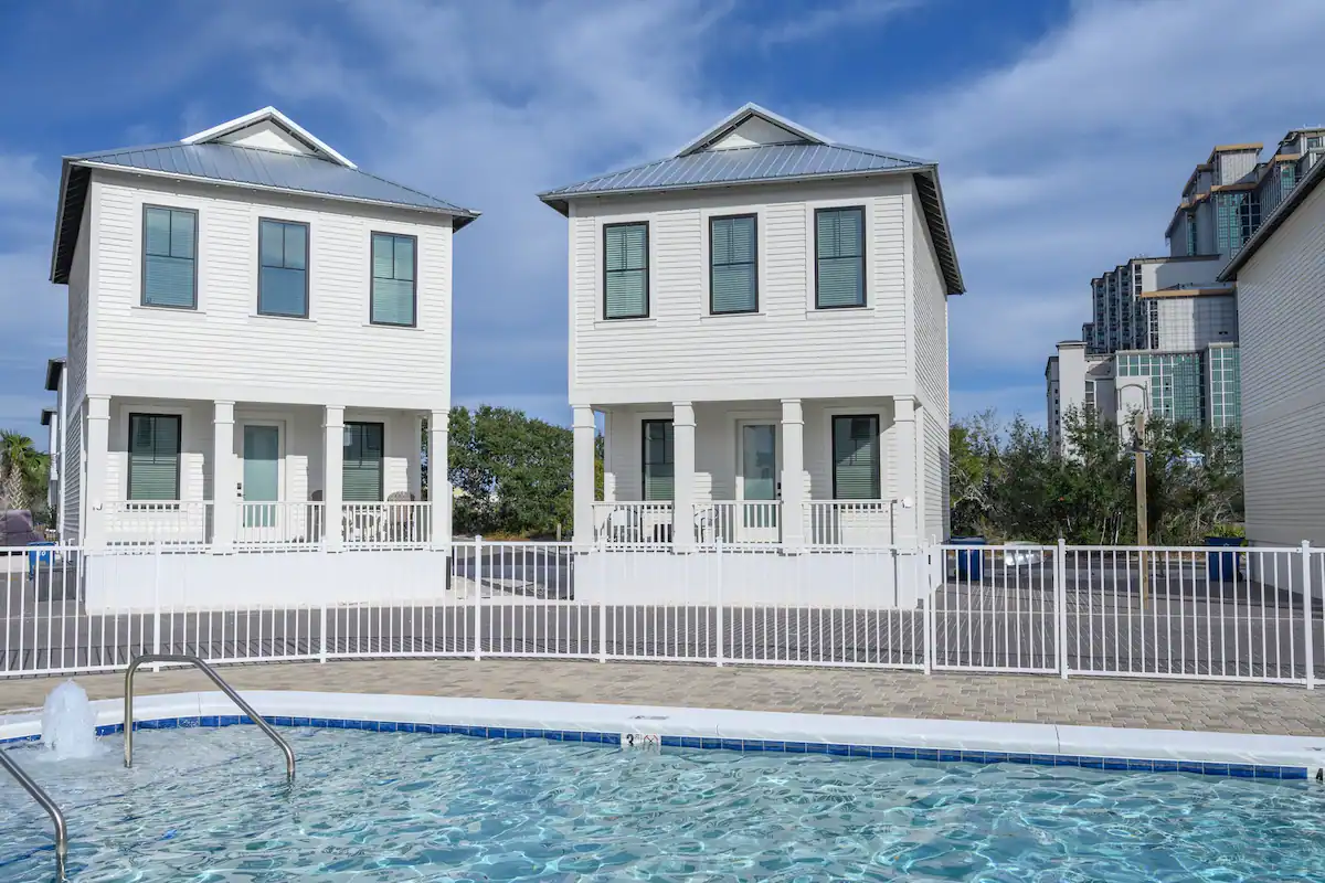 Enjoy private beach access and a refreshing pool